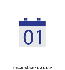 calendar illustration logo vector design