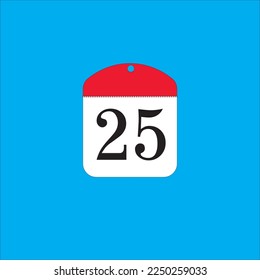 ilustración de calendario con días numerados