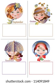 a calendar with images only