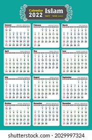 2022 kalender islam Islamic Calendar