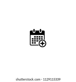 Calendar Isolated Flat Web Mobile Icon Vector