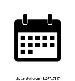 Calendar Isolated Flat Web Mobile Icon