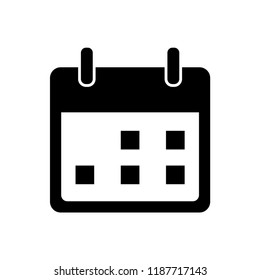 Calendar Isolated Flat Web Mobile Icon