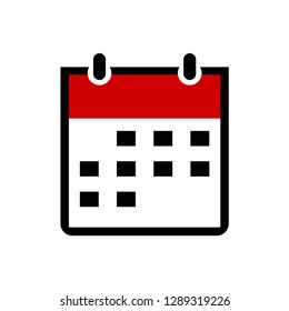 Calendar Isolated Flat Web Mobile Icon