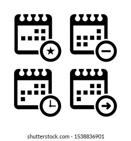 Calendar Isolated Flat Web Mobile Icon