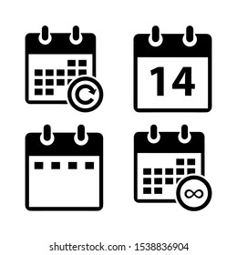 Calendar Isolated Flat Web Mobile Icon
