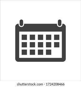 Calendar Isolated Flat Web Mobile Icon EPS10