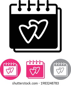 Calendar Isolated Flat Web Mobile Symbol