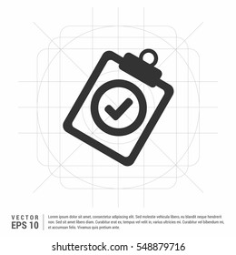 Calendar Isolated Flat Web Mobile Icon Vector Sign Symbol Button Element Silhouette

