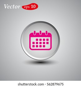 Calendar Isolated Flat Web Mobile Icon