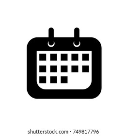 Calendar Isolated Flat Web Mobile Icon