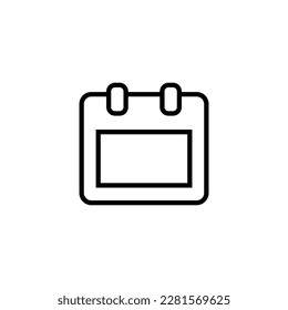 Calendar Isolated Line Icon. Editable stroke. It can be used for websites, stores, banners, fliers