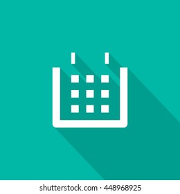 Calendar isolated minimal single flat linear icon. Line vector icon for websites and mobile minimalistic flat design. Modern trend concept design style illustration symbol