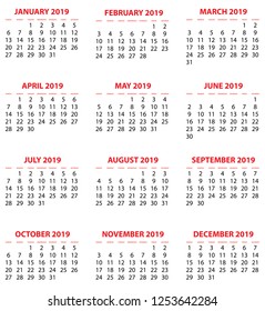 A Calendar Isolated on a Background