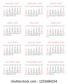A Calendar Isolated on a Background