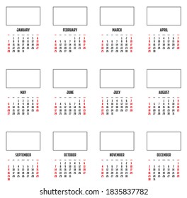Calendar Isolated on a Background