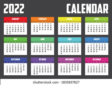 Calendario aislado en un fondo