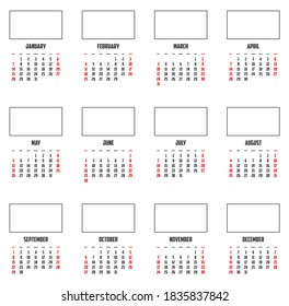 Calendar Isolated on a Background