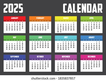 Calendario aislado en un fondo