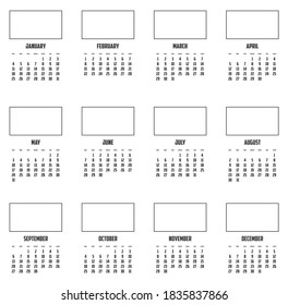 Calendar Isolated on a Background