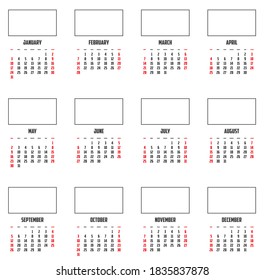 Calendar Isolated on a Background