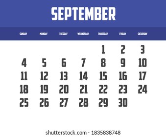 Kalender einzeln auf Hintergrund