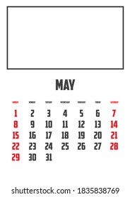 Calendar Isolated on a Background
