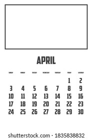 Calendar Isolated on a Background