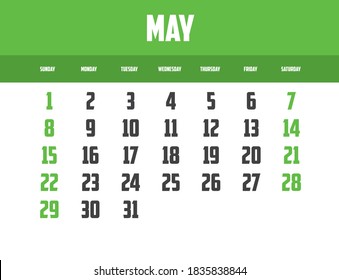 Calendar Isolated on a Background