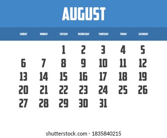 Calendar Isolated on a Background