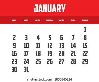 Calendar Isolated on a Background