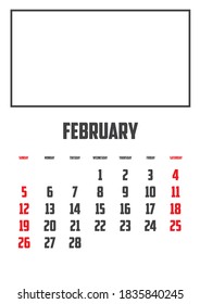 Calendar Isolated on a Background