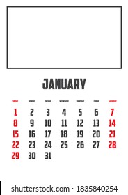 Calendar Isolated on a Background