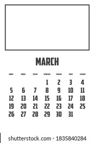 Calendar Isolated on a Background