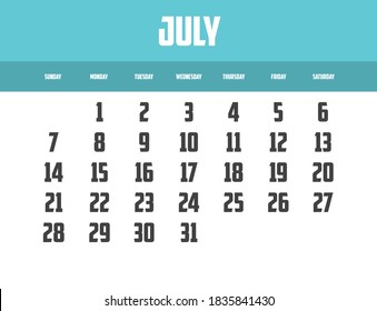 Calendar Isolated on a Background