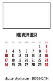 Calendar Isolated on a Background