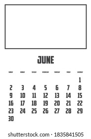 Calendar Isolated on a Background
