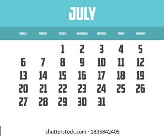Calendar Isolated on a Background