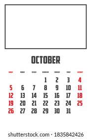 Calendar Isolated on a Background