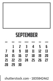 Calendar Isolated on a Background