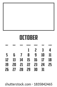 Calendar Isolated on a Background