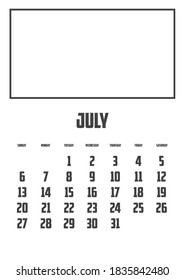 Calendar Isolated on a Background