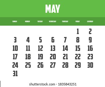 Calendar Isolated on a Background
