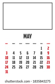 Calendar Isolated on a Background