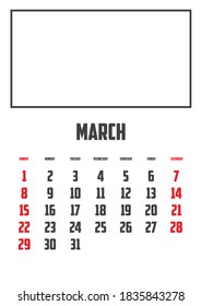 Calendar Isolated on a Background