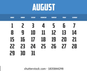 Calendar Isolated on a Background