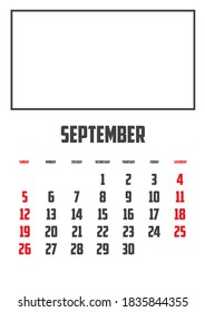 Calendar Isolated on a Background