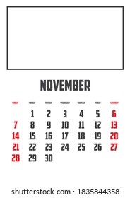 Calendar Isolated on a Background