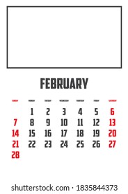 Calendar Isolated on a Background