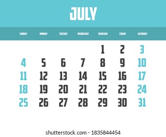 Calendar Isolated on a Background